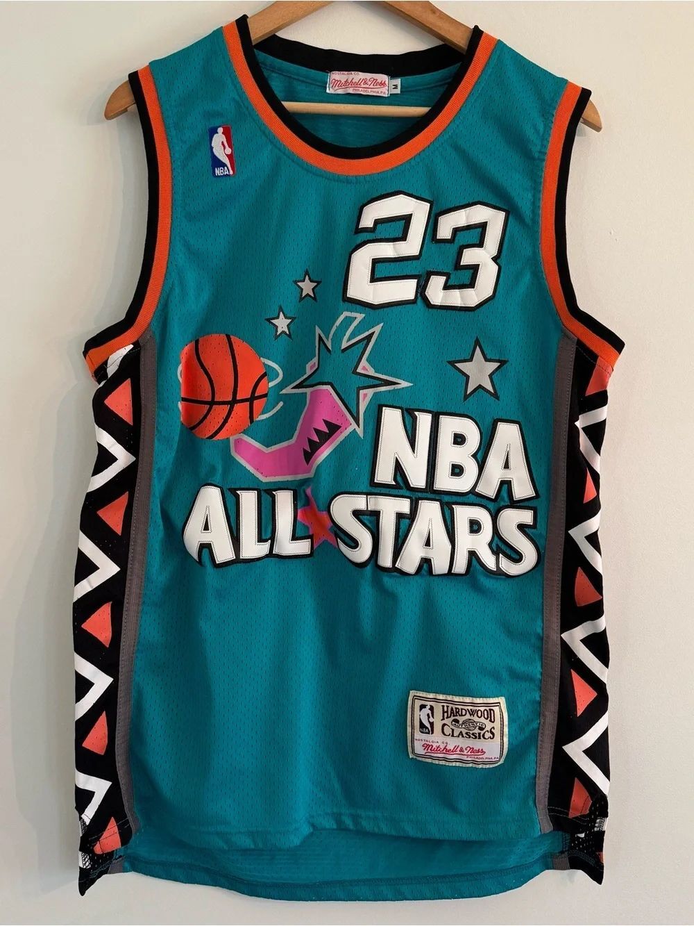 Mitchell & Ness Michael Jordan #23 NBA All-Stars All-Star Game Teal Jersey M